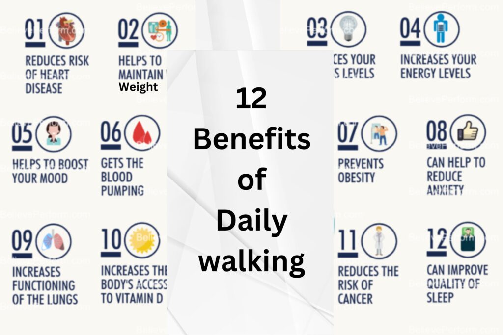 12 Benefits of Daily walking