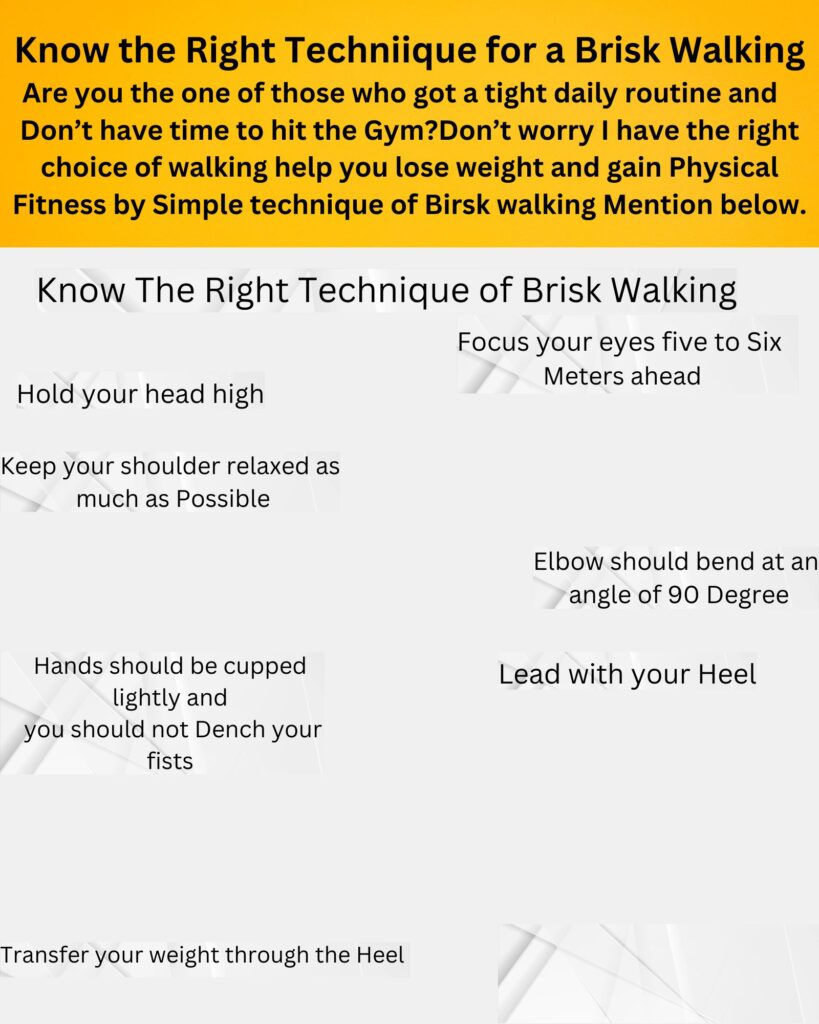 Know the Right Techniique for a Brisk Walking 2